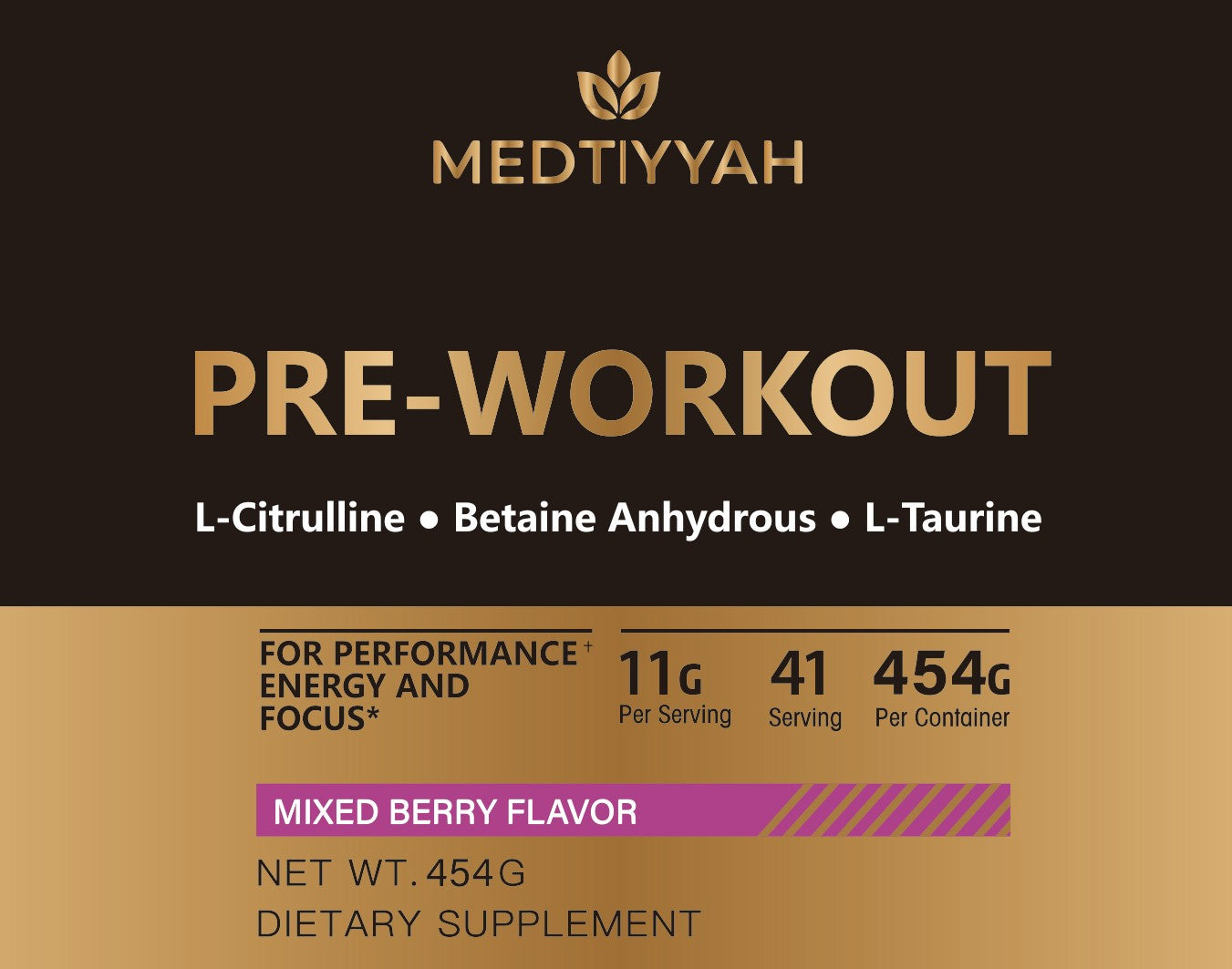 Pre-Workout Mixed Berry